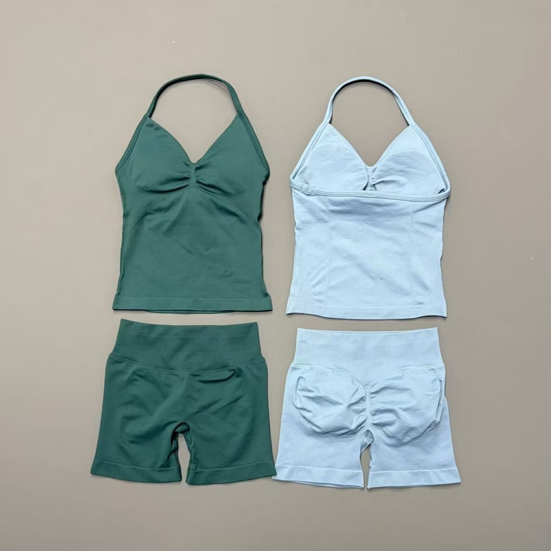 Yoga Fitness Set - 2 Piece Gym Set Women Seamless