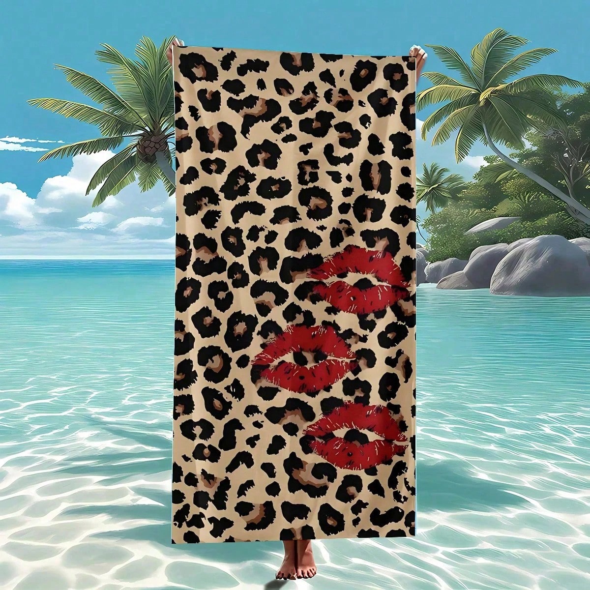 Yoga En Fitness - Toalla de playa con estampado de