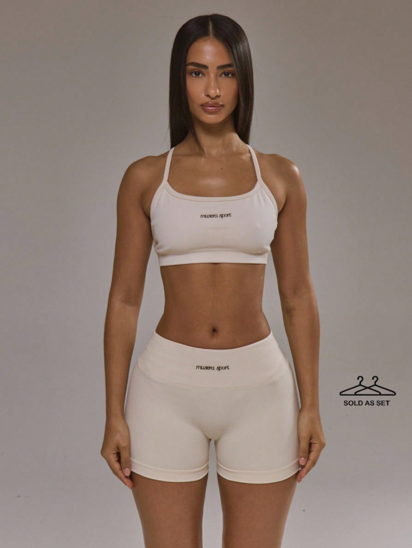 Yoga Fitness Set - Cross Back Sports Bra & Scrunch