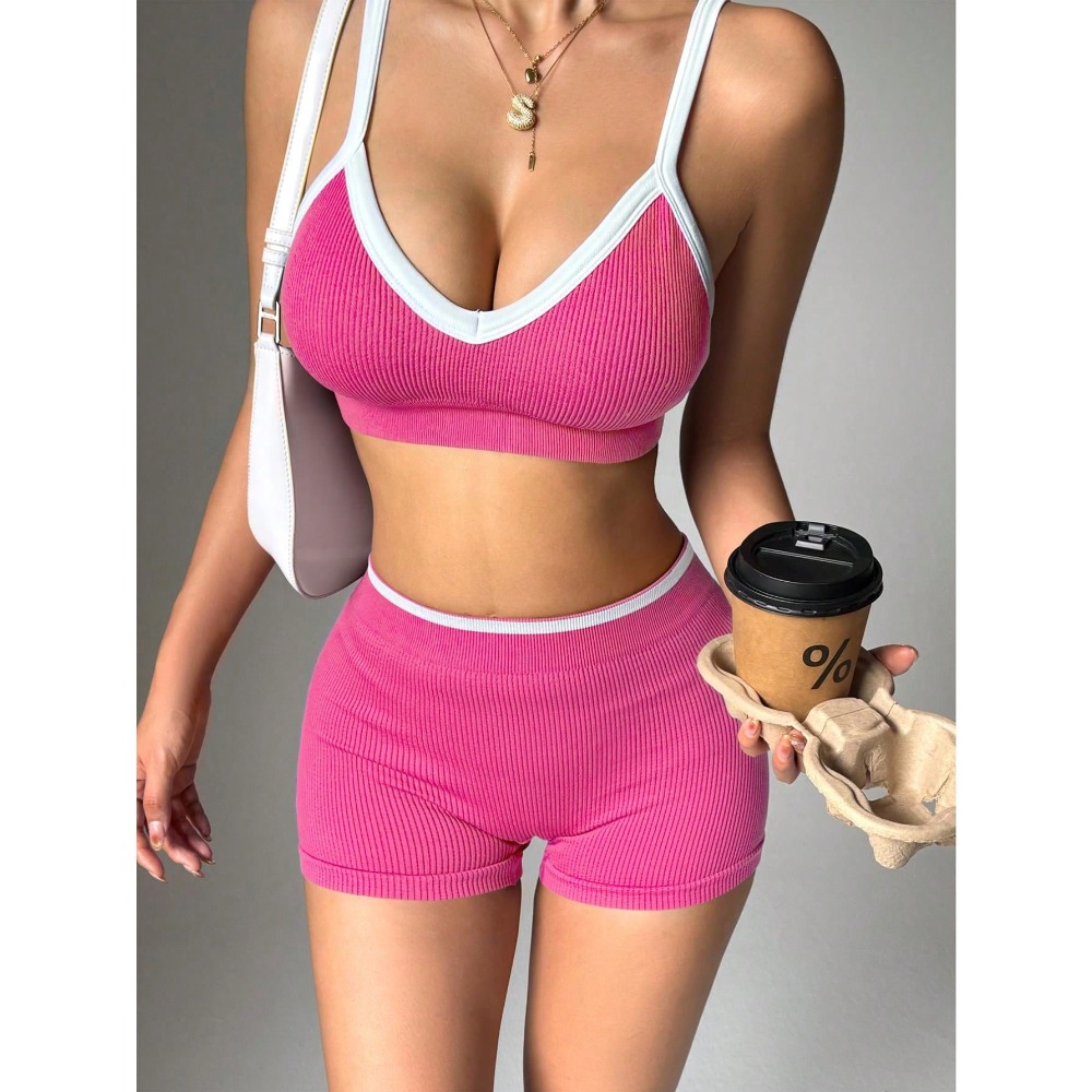 Yoga Fitness Set - Halter Strap Quick-Drying Sports Underwear Set,