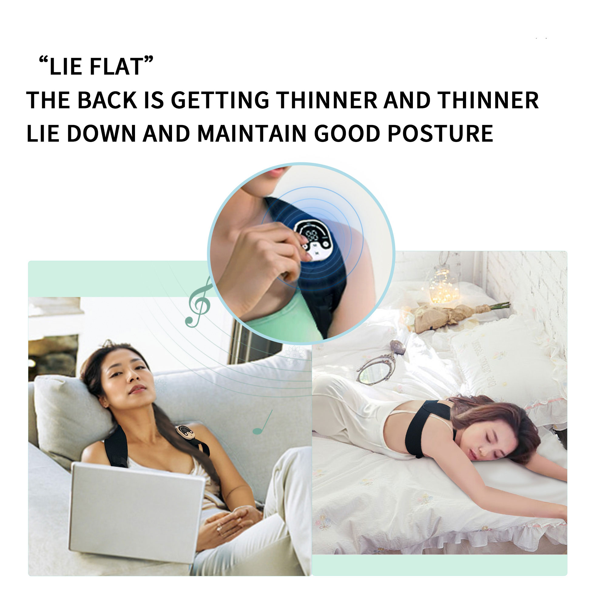 Microcurrent Posture Device Fo - Posture Corrector Back のレビューと価格