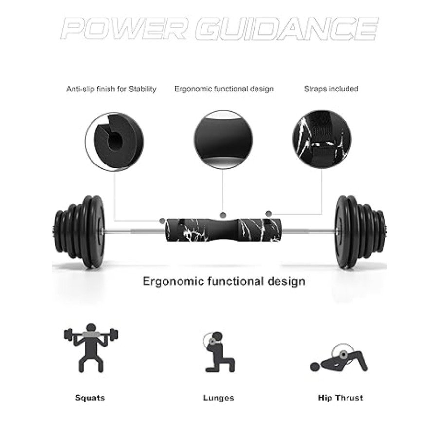 Barbell Squat Pad - Neck and S - Hip Thrust Pad のレビューと価格