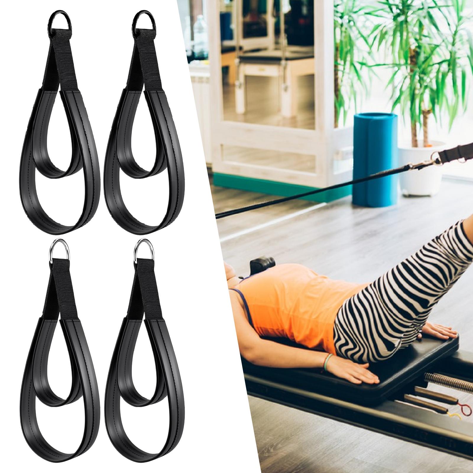 2x D Rings Strap Handle Multif - Yoga Fitness Pilates Reformer のレビューと価格