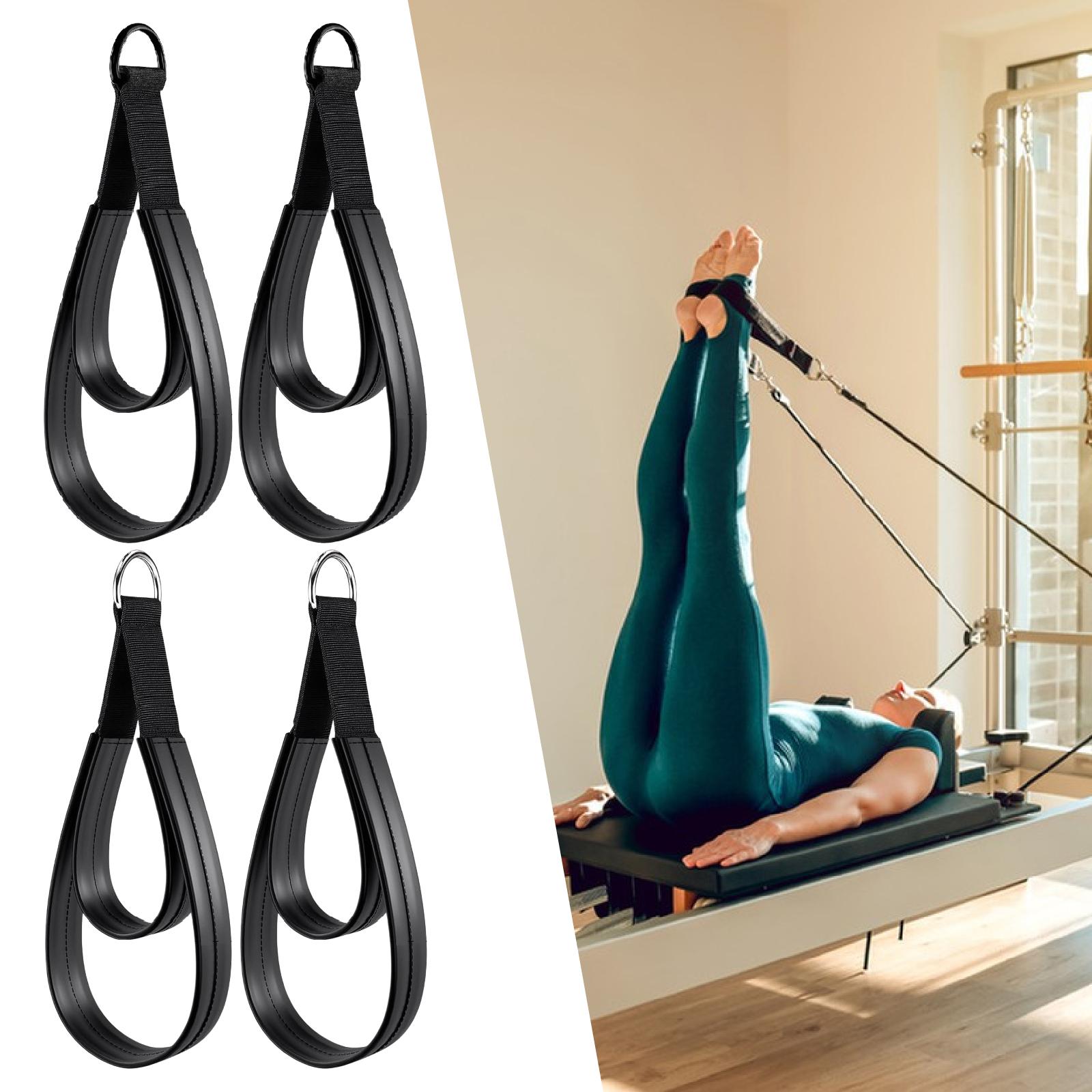 2x D Rings Strap Handle Multif - Yoga Fitness Pilates Reformer のレビューと価格