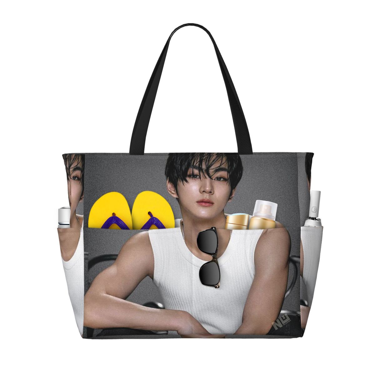 Jungwon En Kpop Beach Tote Bag - Yoga En Fitness のレビューと価格