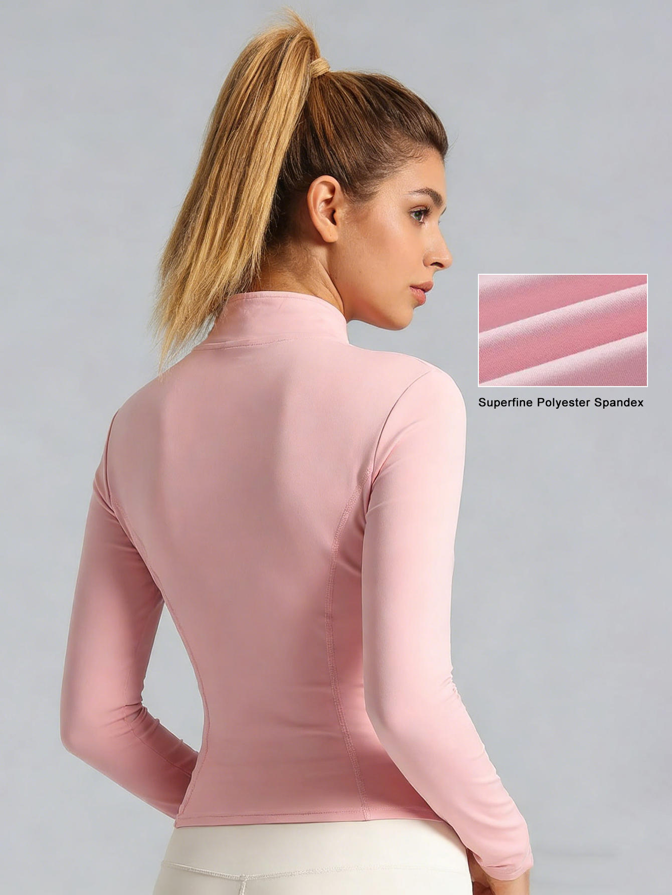New Women Light pink Yoga Coat - Yoga For Fitness のレビューと価格