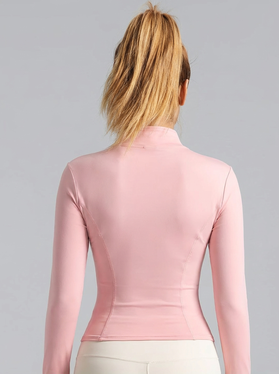 New Women Light pink Yoga Coat - Yoga For Fitness のレビューと価格