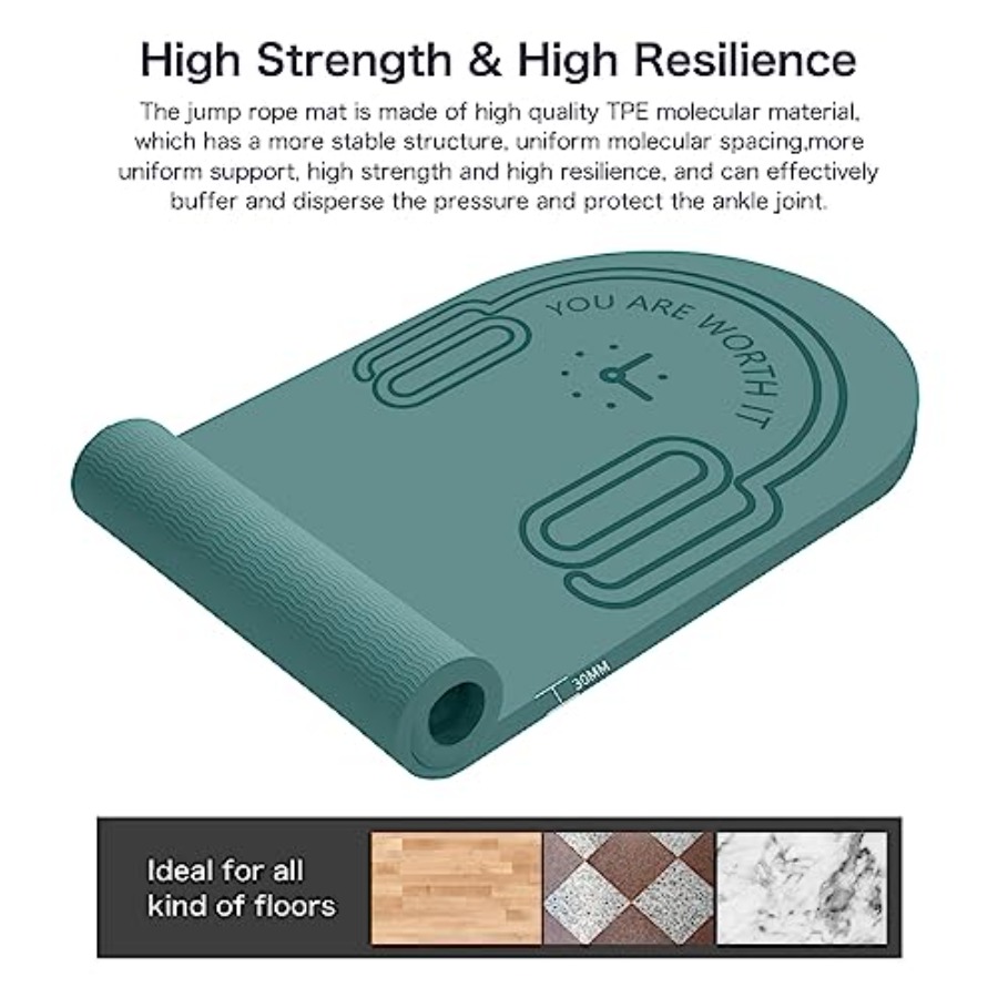 8/20/30mm Jump Rope Mat Fitnes - Jump Rope のレビューと価格