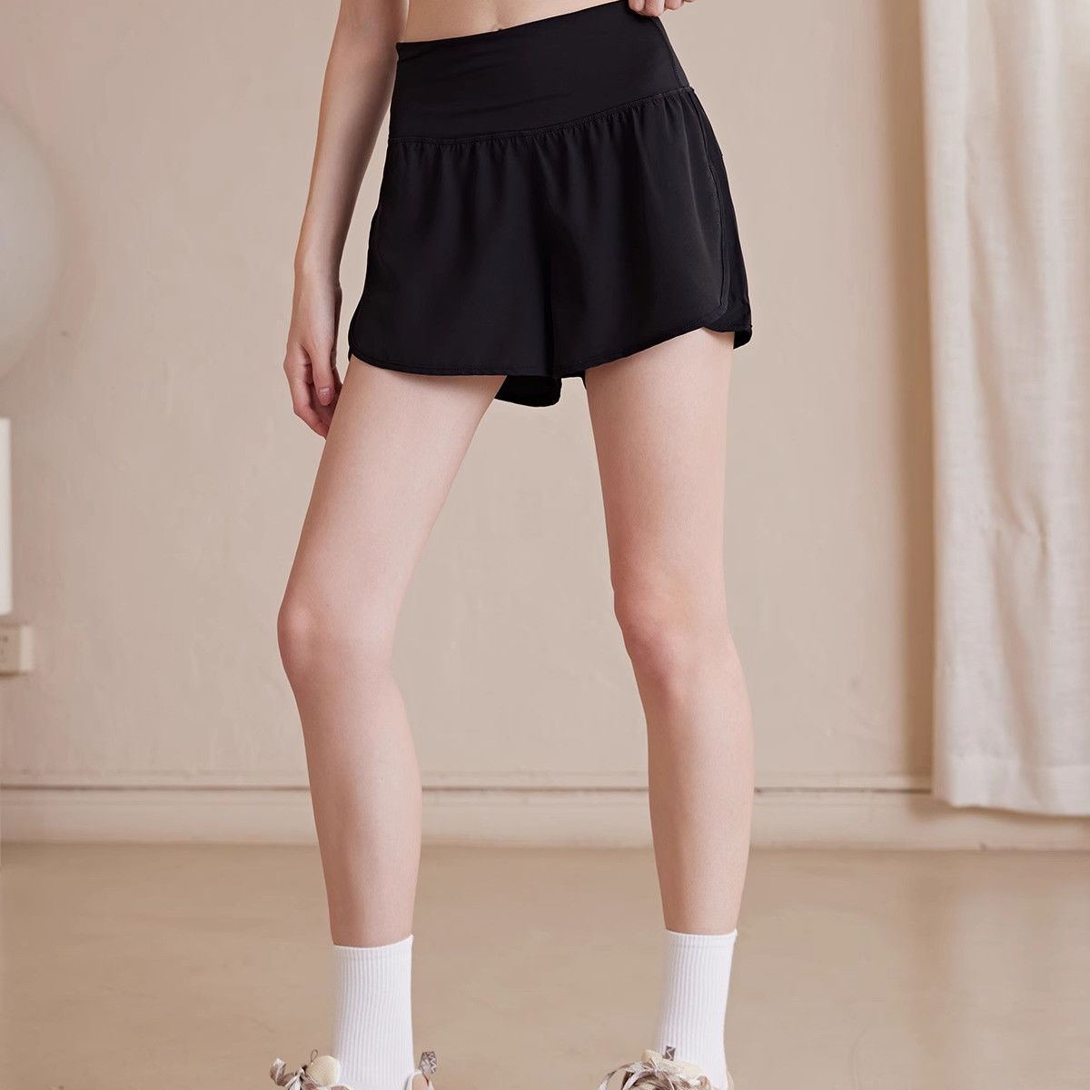 Anti - walking shorts women yo - Yoga Fitness Training のレビューと価格