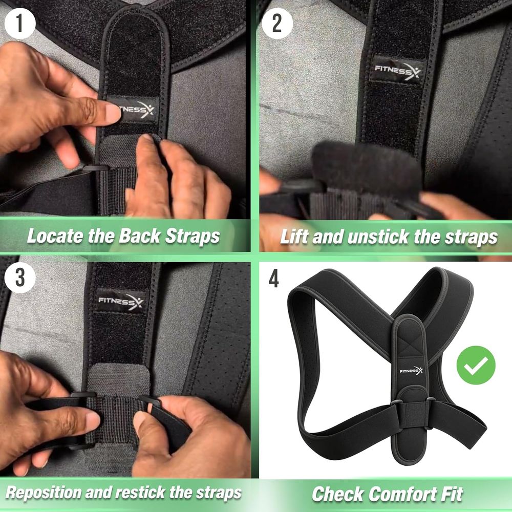 Adjustable Posture Corrector f - Posture Corrector Back のレビューと価格