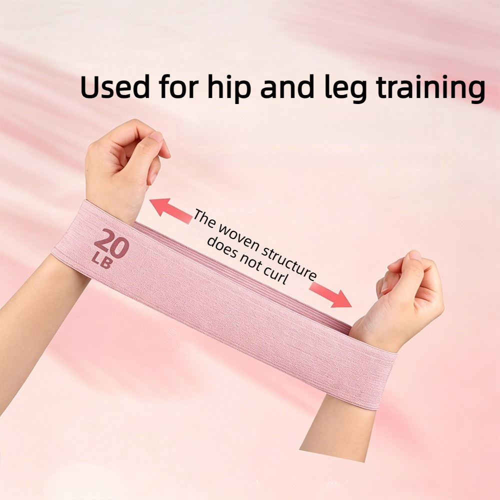 20-90LBS Fabric Elastic Band F - Yoga Fitness Resistance Band のレビューと価格