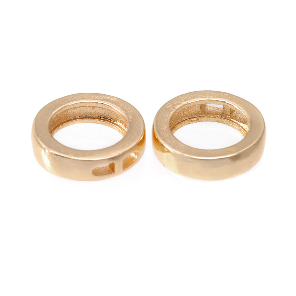Brass 2 Holes Closed Rings Lea - Jump Rope のレビューと価格