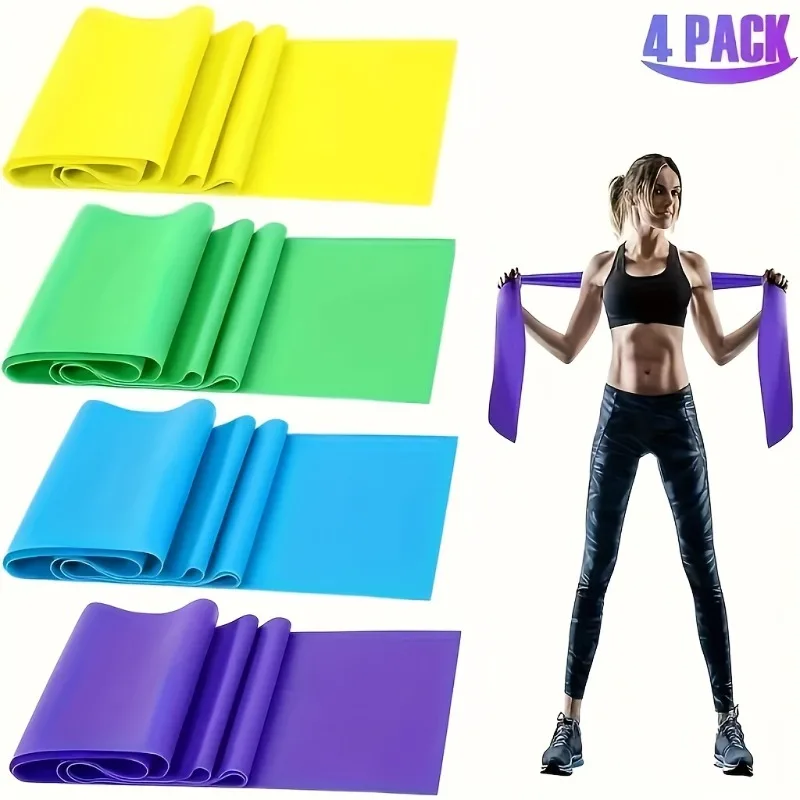 4PCS - Yoga resistance bands o - Yoga Fitness Resistance Band のレビューと価格