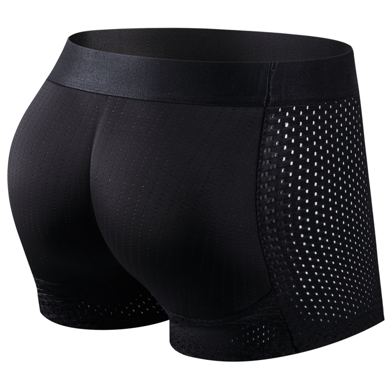 Men Trunks Built-in Fake Butt  - Hip Thrust Pad のレビューと価格