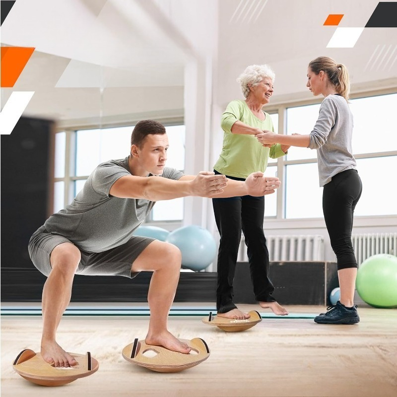 Wooden Fitness Balance Board A - Yoga Fitness Training のレビューと価格