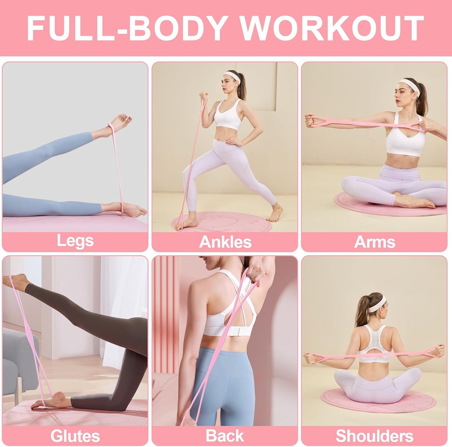 1pcs Resistance Bands for Wome - Yoga Fitness Resistance Band のレビューと価格