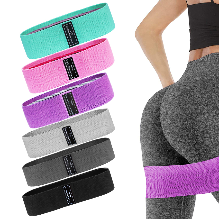 Fabric Resistance Hip Booty Ba - Yoga Fitness Resistance Band のレビューと価格