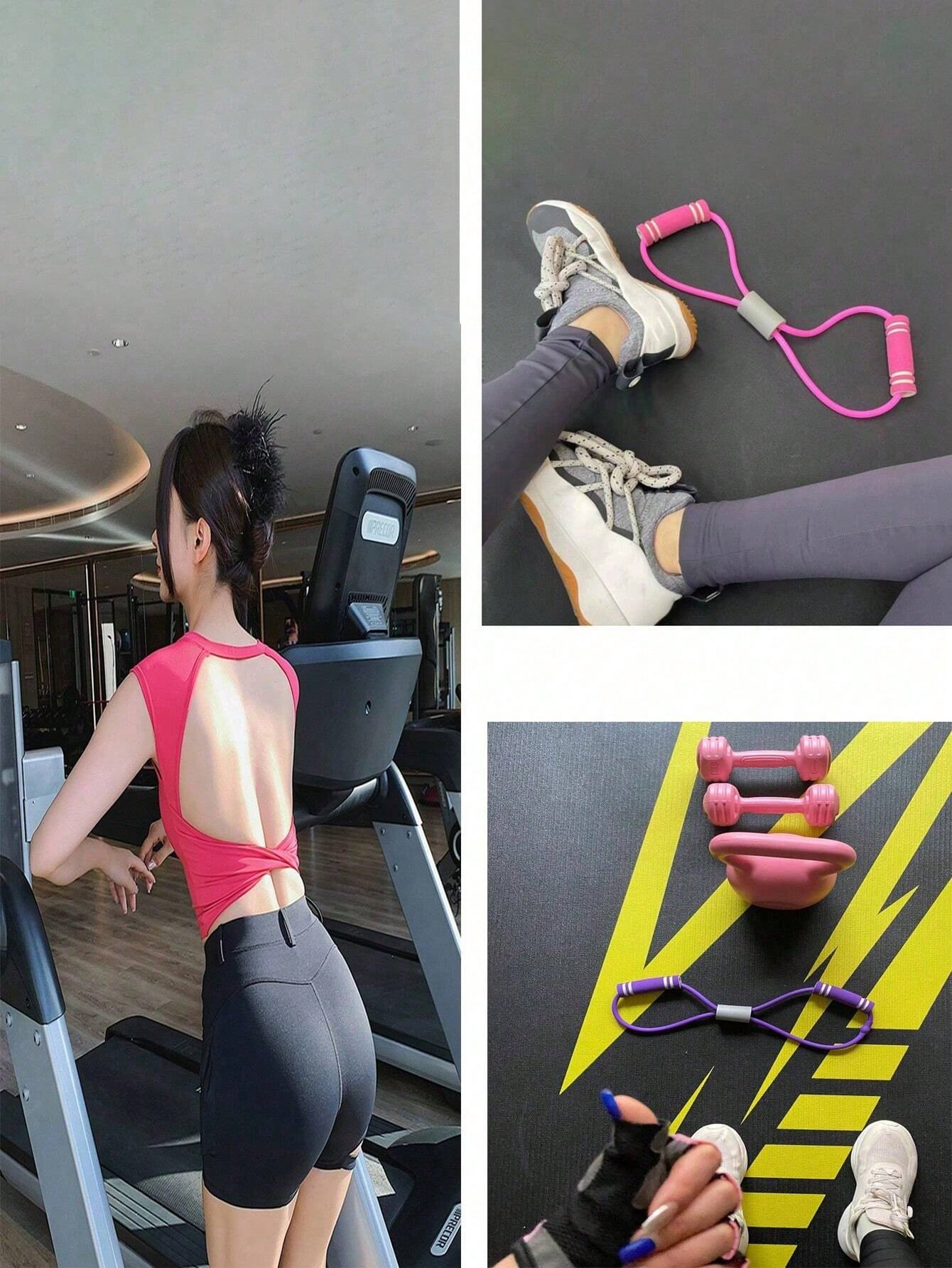 1pc Figure 8 Yoga Resistance B - Yoga Fitness Resistance Band のレビューと価格