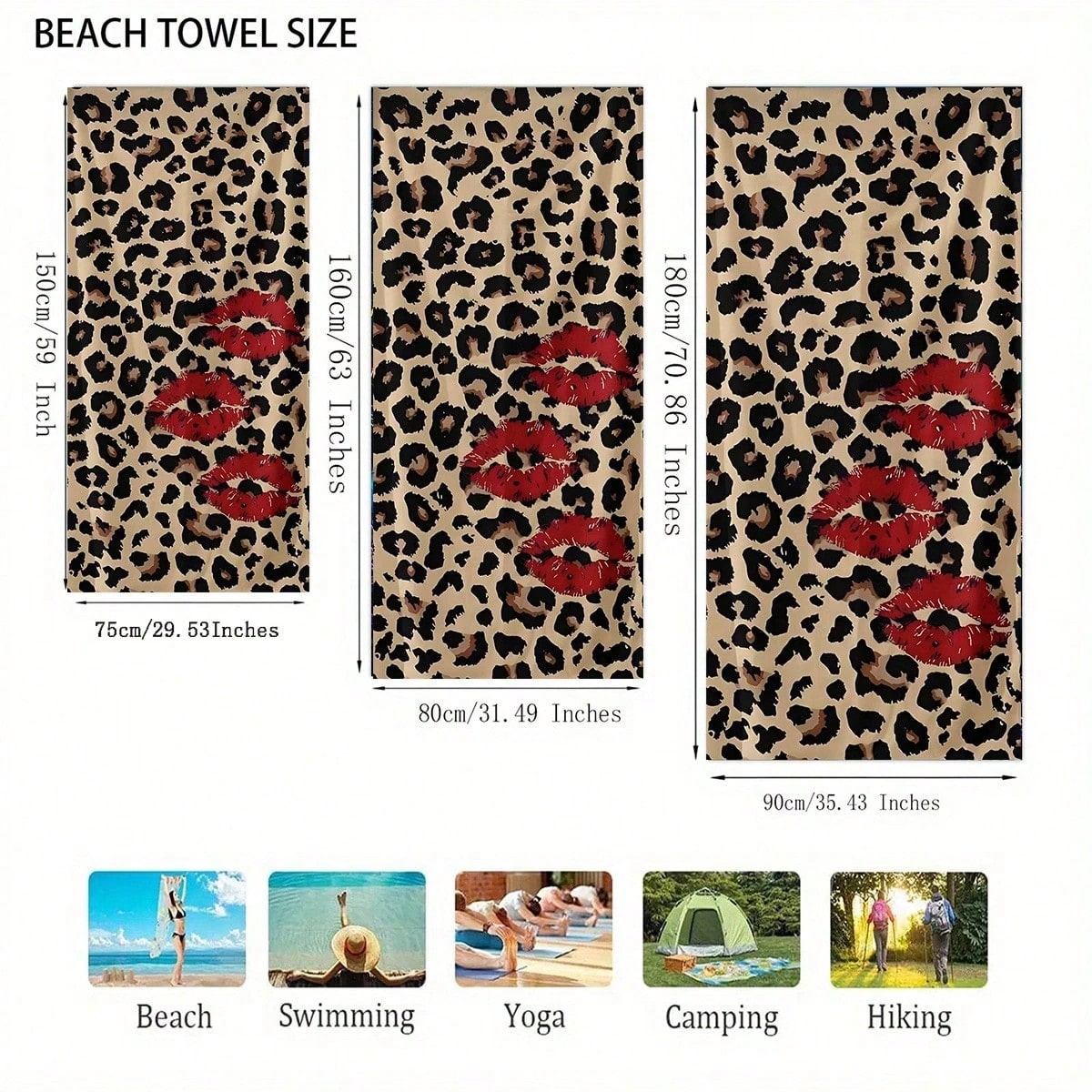 Toalla de playa con estampado  - Yoga En Fitness のレビューと価格