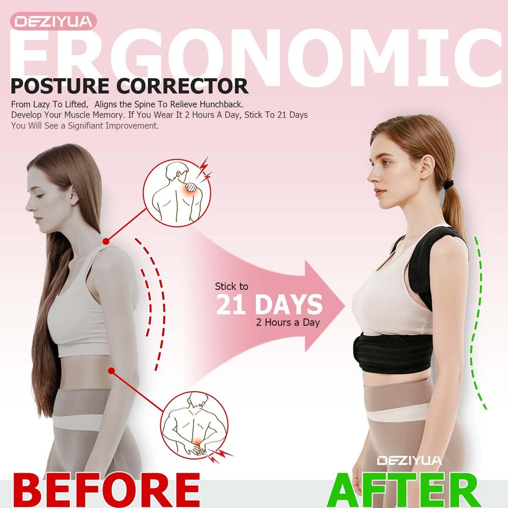 Universal Adjustable Posture C - Posture Corrector Back のレビューと価格