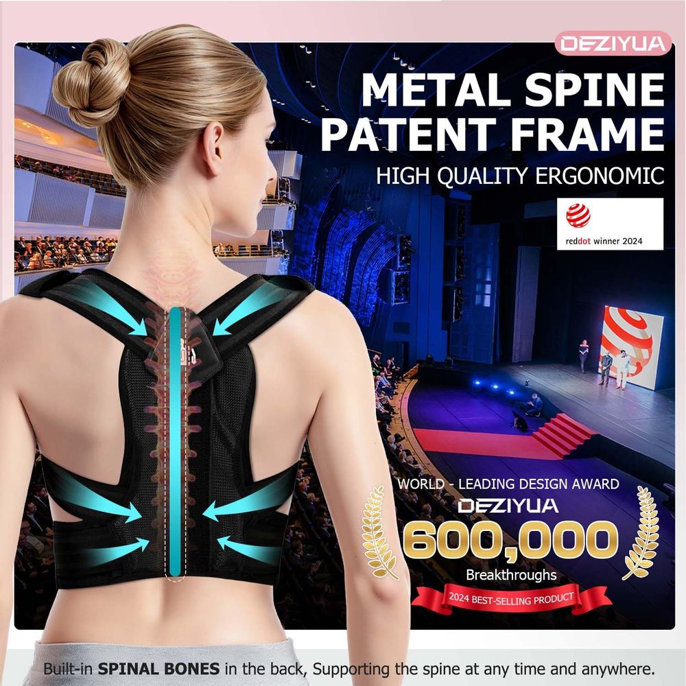 Universal Adjustable Posture C - Posture Corrector Back のレビューと価格