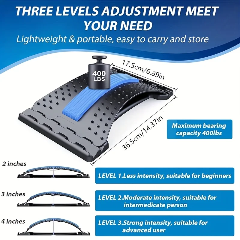 1Set Back Stretcher Lumbar Sup - Posture Corrector Back のレビューと価格