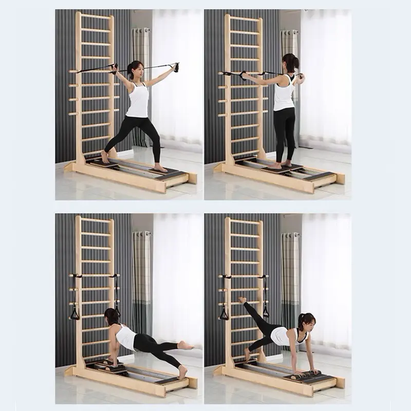 Pilates Reformer, Maple Wood D - Yoga Fitness Pilates Reformer のレビューと価格