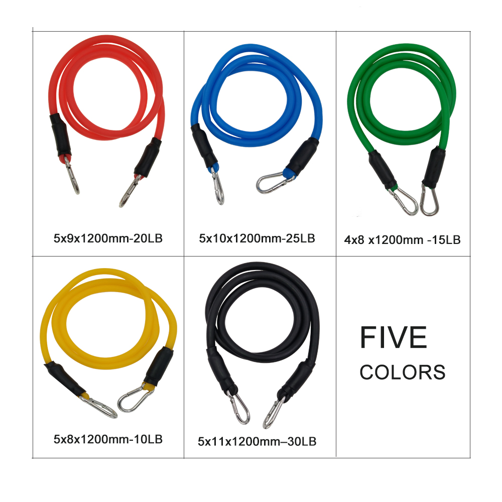 YOUGLE 11pcs/set Pull Rope Fit - Yoga Fitness Resistance Band のレビューと価格