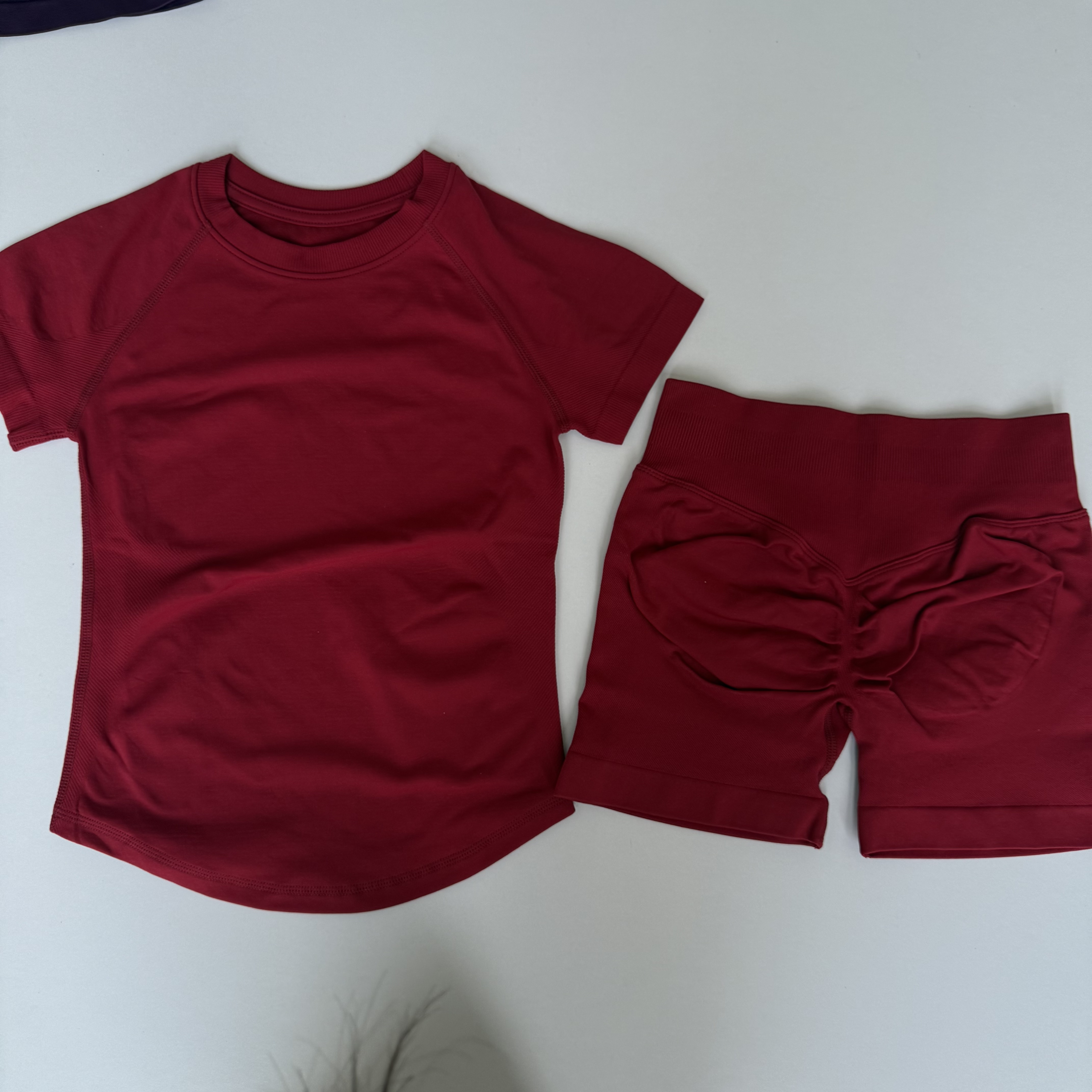 2 Pieces Sports Sets Short Sle - Yoga Fitness Set のレビューと価格