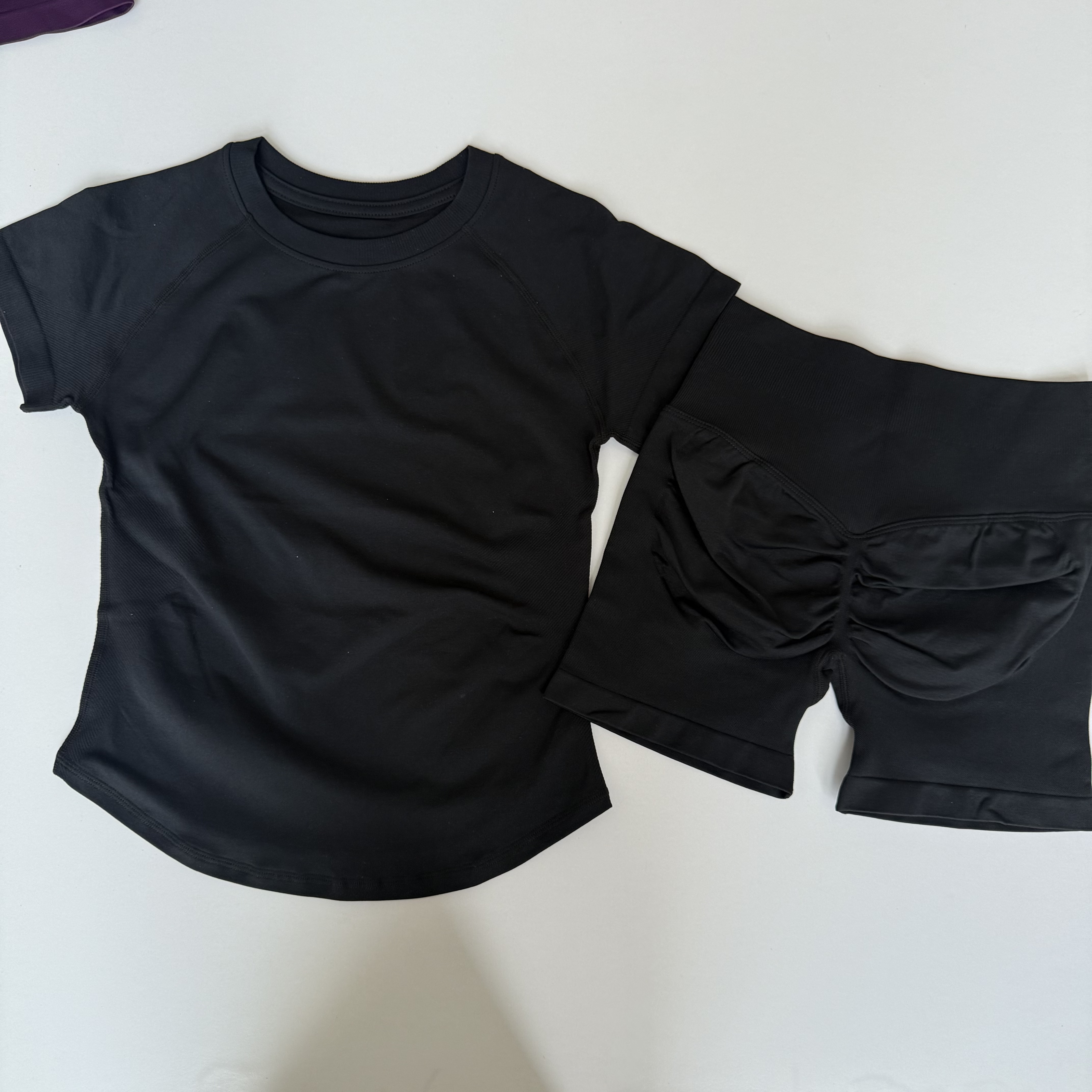 2 Pieces Sports Sets Short Sle - Yoga Fitness Set のレビューと価格