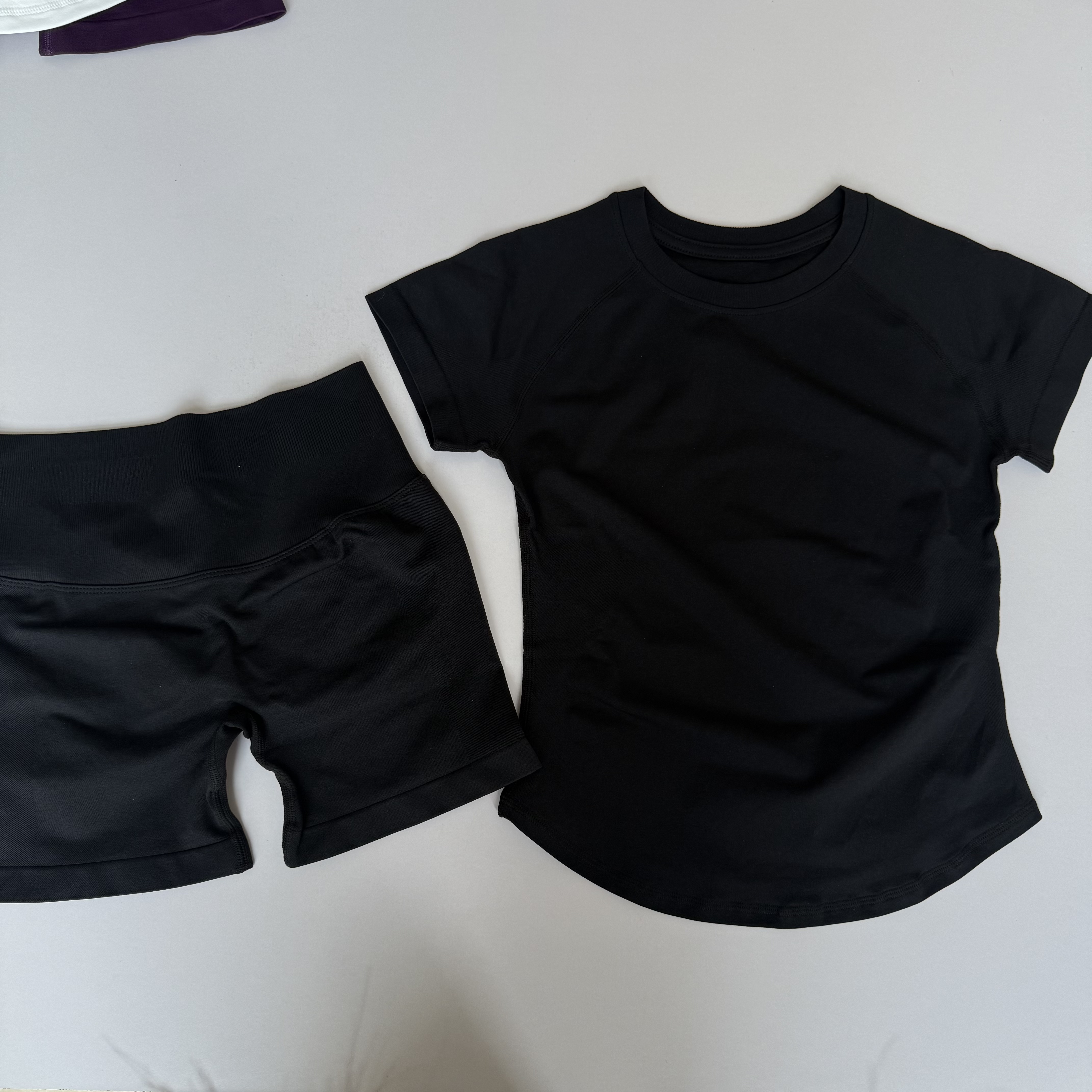 2 Pieces Sports Sets Short Sle - Yoga Fitness Set のレビューと価格